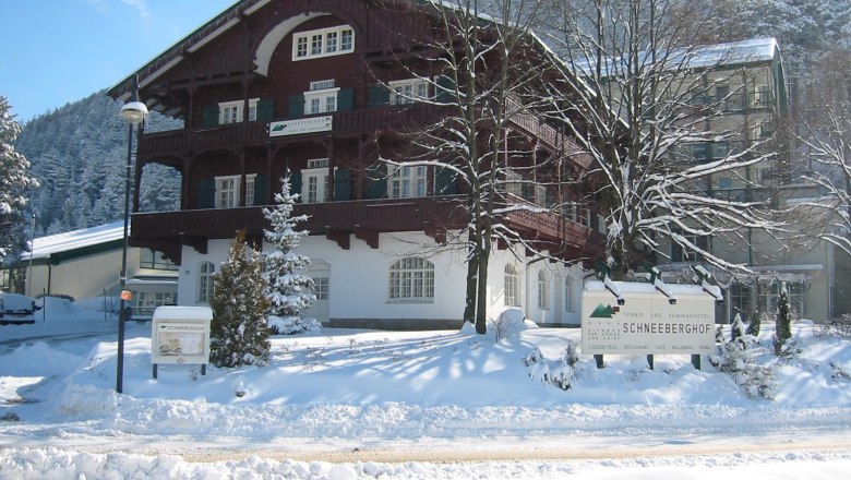 Hotel Schneeberghof im Winter, © Hotel Schneeberghof Hotel Schneeberghof im Winter, © Hotel Schneeberghof