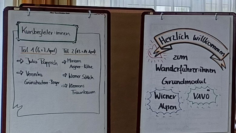 Wanderführer:innen Ausbildung, © Wiener Alpen Wanderführer:innen Ausbildung, © Wiener Alpen
