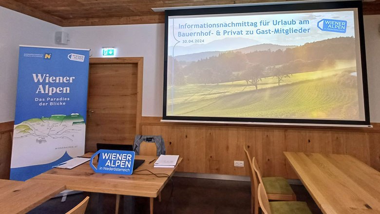 Informationsnachmittag für Urlaub am Bauernhof- und Privat zu Gast-Mitglieder, © Wiener Alpen Informationsnachmittag für Urlaub am Bauernhof- und Privat zu Gast-Mitglieder, © Wiener Alpen