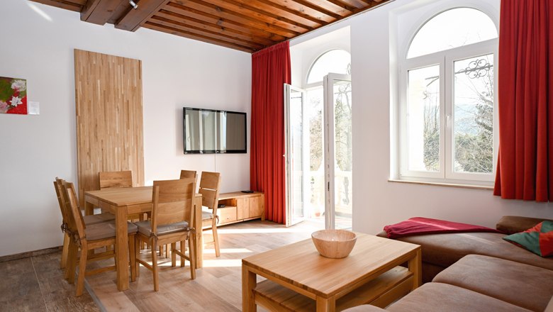 Wohn- und Essbereich, © Waldschlössl Wohn- und Essbereich, © Waldschlössl