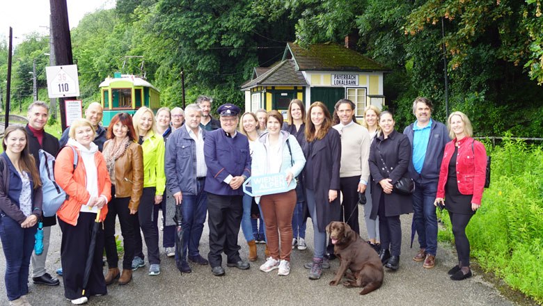 Teilnehmer Mobilitätstag Höllentalbahn, © Wiener Alpen Teilnehmer Mobilitätstag Höllentalbahn, © Wiener Alpen