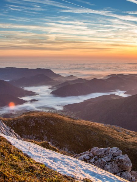 Schneeberg Ausblick, © Wiener Alpen, Franz Zwickl Schneeberg Ausblick, © Wiener Alpen, Franz Zwickl