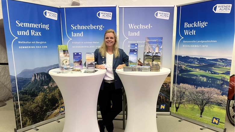 Wiener Alpen auf der Ruefa Reise Messe 2025, © Wiener Alpen Wiener Alpen auf der Ruefa Reise Messe 2025, © Wiener Alpen