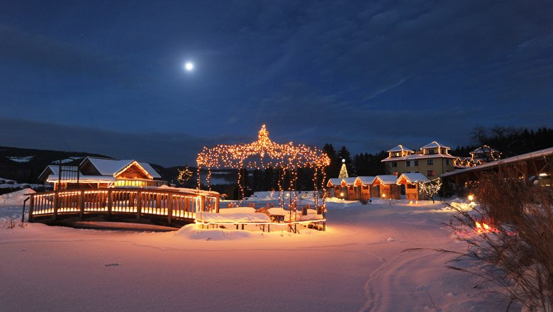 Das Paradiesgart´l des Hotel Molzbachhof bei Nacht, © Hotel Molzbachhof Das Paradiesgart´l des Hotel Molzbachhof bei Nacht, © Hotel Molzbachhof