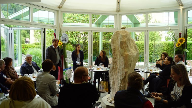 Vortrag von Christian Blazek im Cafe Nöbauer, © Wiener Alpen Vortrag von Christian Blazek im Cafe Nöbauer, © Wiener Alpen