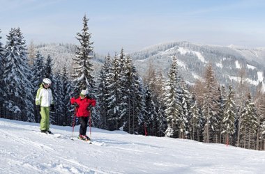 Skifahren am Arabichl, © Wiener Alpen, Franz Zwickl