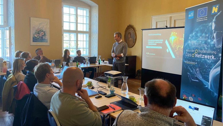 KI Workshop im Schloss Katzelsdorf, © Wiener Alpen KI Workshop im Schloss Katzelsdorf, © Wiener Alpen