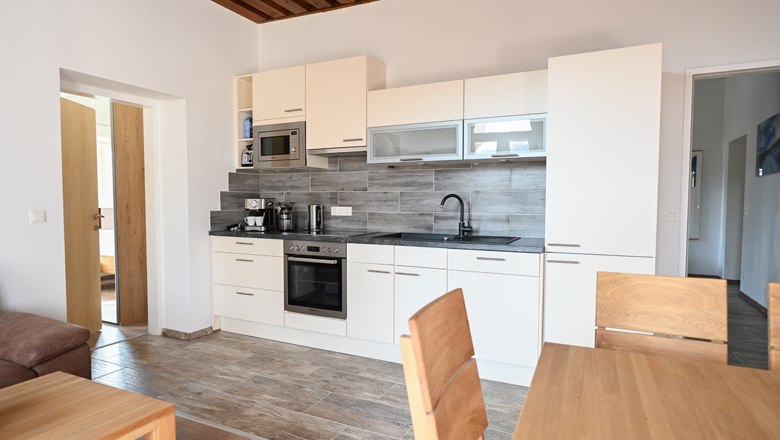 Küche und Esszimmer, © Waldschlössl Küche und Esszimmer, © Waldschlössl