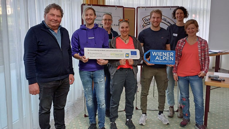 Teilnehmer Wanderführer:innen Grundmodul, © Wiener Alpen Teilnehmer Wanderführer:innen Grundmodul, © Wiener Alpen