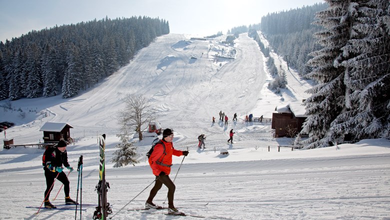 Langlaufloipe beim Skigebiet Arabichl Kirchberg, © Wiener Alpen/Franz Zwickl
