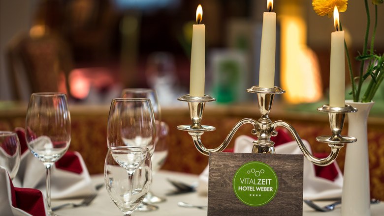 Restaurant at the Hotel Weber, © Hotel Weber Restaurant at the Hotel Weber, © Hotel Weber