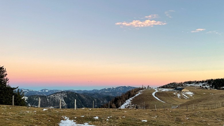 Fadensattel Winter, © Wiener Alpen/Lechner Fadensattel Winter, © Wiener Alpen/Lechner
