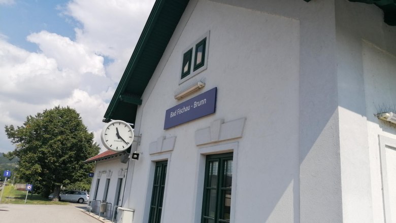 Bad Fischau-Brunn train station, © Wiener Alpen Bad Fischau-Brunn train station, © Wiener Alpen
