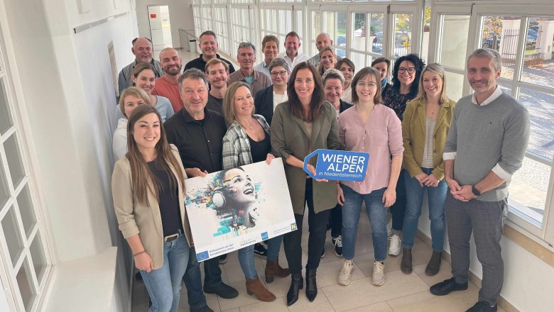 Teilnehmer am KI Workshop im Schloss Katzelsdorf, © Wiener Alpen Teilnehmer am KI Workshop im Schloss Katzelsdorf, © Wiener Alpen