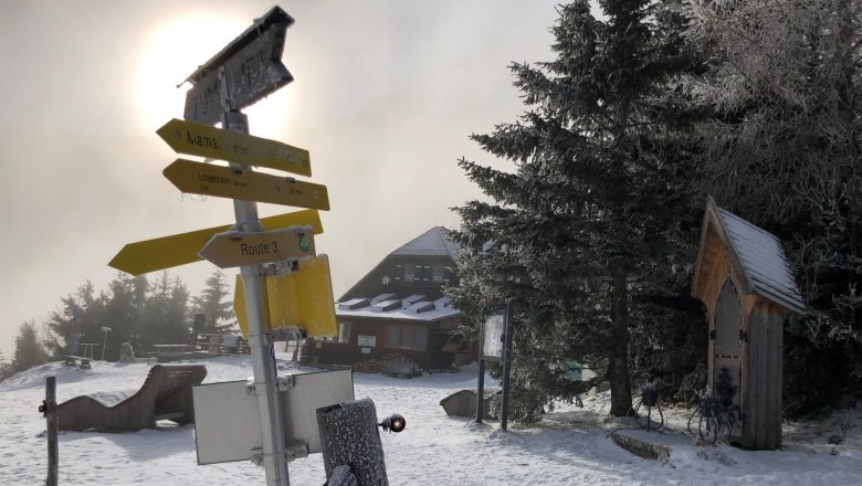 Edelweißhütte Winter , © Wiener Alpen/Lechner Edelweißhütte Winter , © Wiener Alpen/Lechner