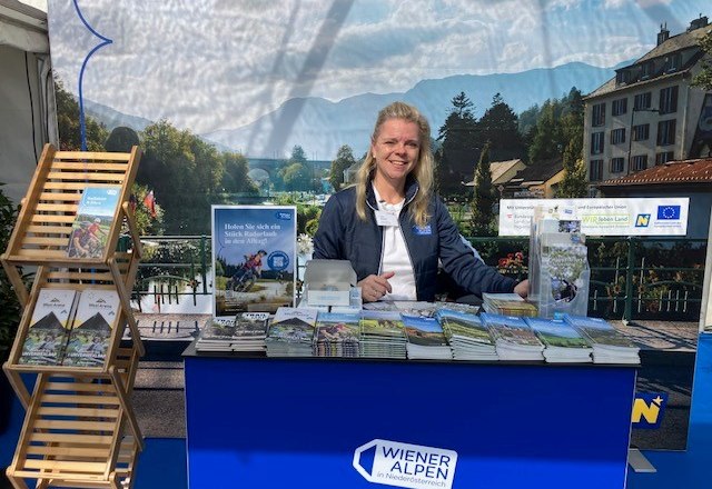 Wiener Alpen Stand am Bike Festival Wien, © Wiener Alpen Wiener Alpen Stand am Bike Festival Wien, © Wiener Alpen