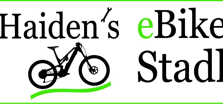 haidens_ebike_stadl_logo-radverleihkirchbergathaidens-ebike-stadl, © Haiden´s eBike Stadl Logo von Haiden's eBike Stadl mit einem stilisierten Fahrrad und Werkzeug.