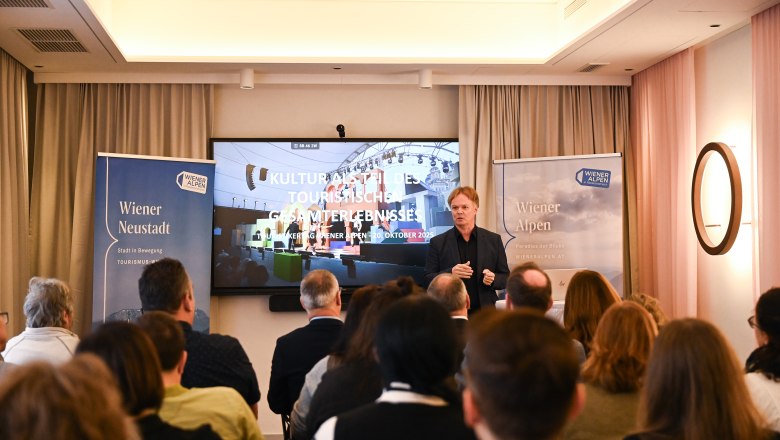 Impulsvortrag von Michael Duscher, © Wiener Alpen/Sonja Pohl Impulsvortrag von Michael Duscher, © Wiener Alpen/Sonja Pohl