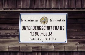 Unterberg-Schutzhaus, eröffnet im Jahr 1886, Österreichischer Touristenklub (ÖTK), © ÖTK Unterberg-Schutzhaus, eröffnet im Jahr 1886, Österreichischer Touristenklub (ÖTK), © ÖTK