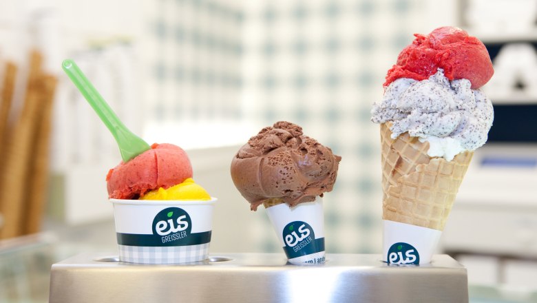 Natürliches Eis vom Eis Greissler, © Eisgreissler Natürliches Eis vom Eis Greissler, © Eisgreissler