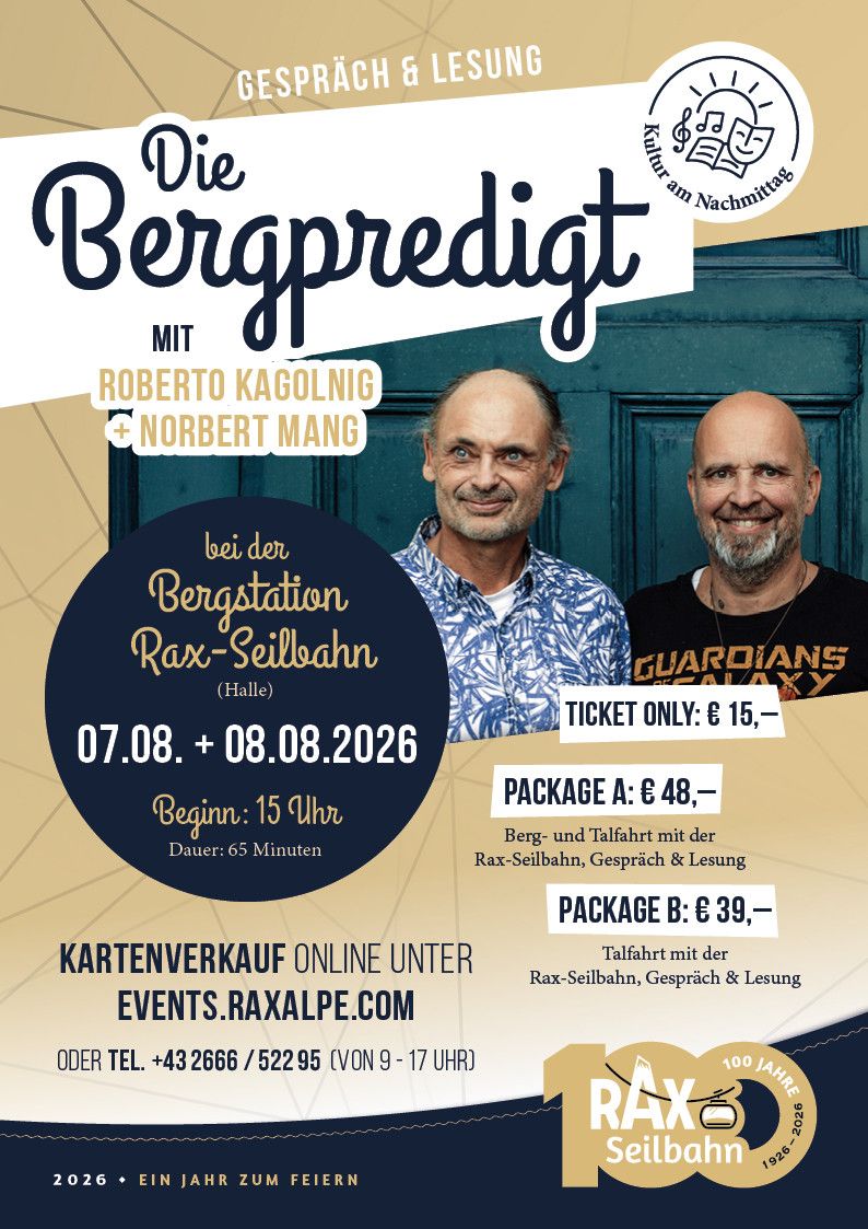 "Die Bergpredigt" - Gespräch und Lesung