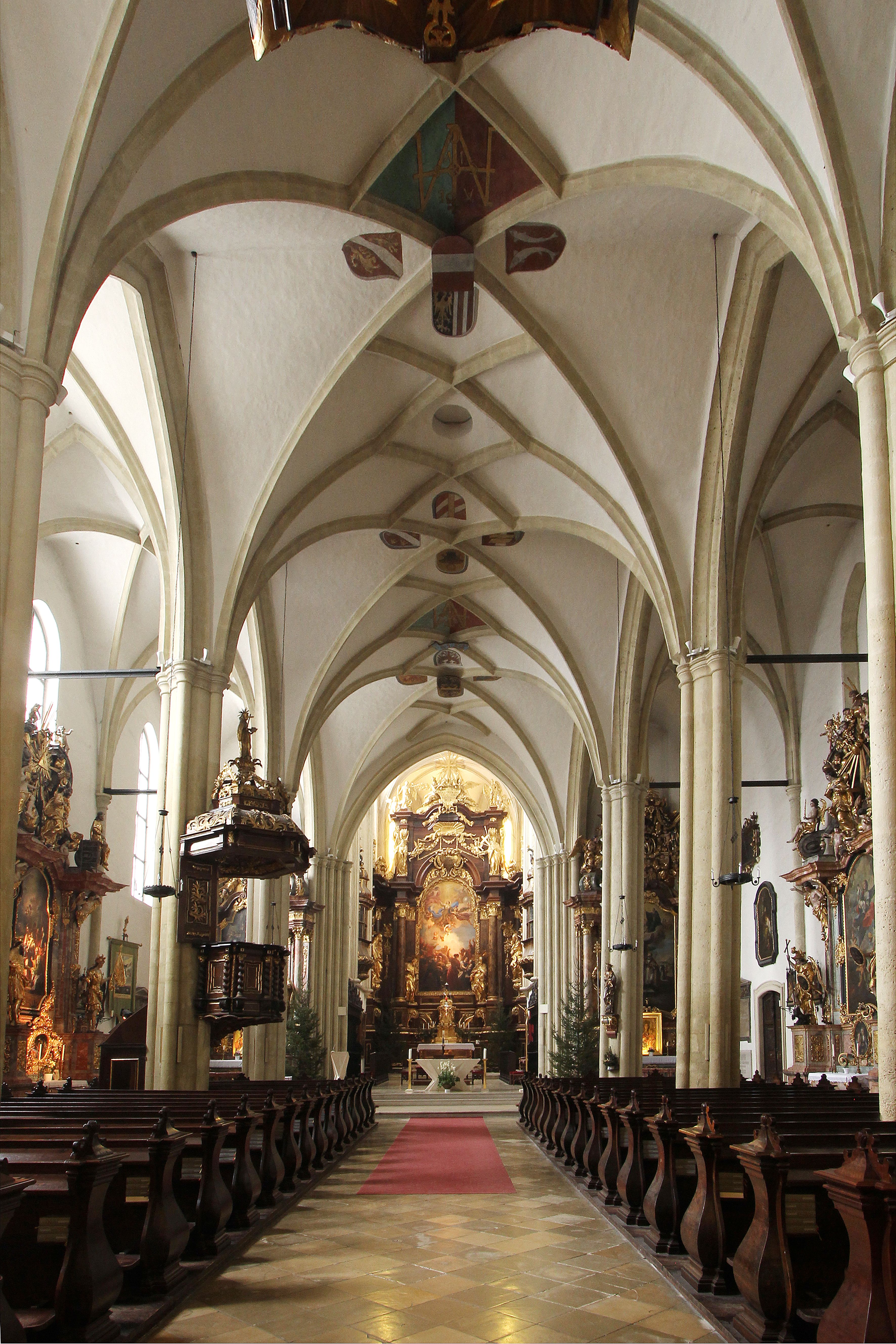 Historische Gemächer des Neuklosters von Innen. 