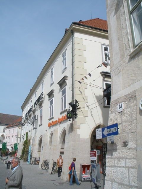 Detail des Hauptplatz' von Wr.Neustadt