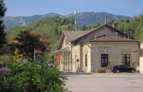 Der historische Payerbacher Bahnhof als Ausgangspunkt..., © Wiener Alpen in Niederösterreich - Semmering Rax