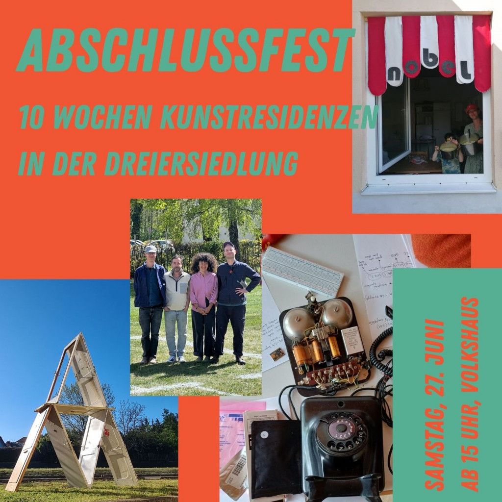 Einladung Abschlussfest Kunstresidenzen