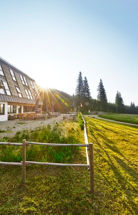 Das Naturfreundehaus Knofeleben am Gahns