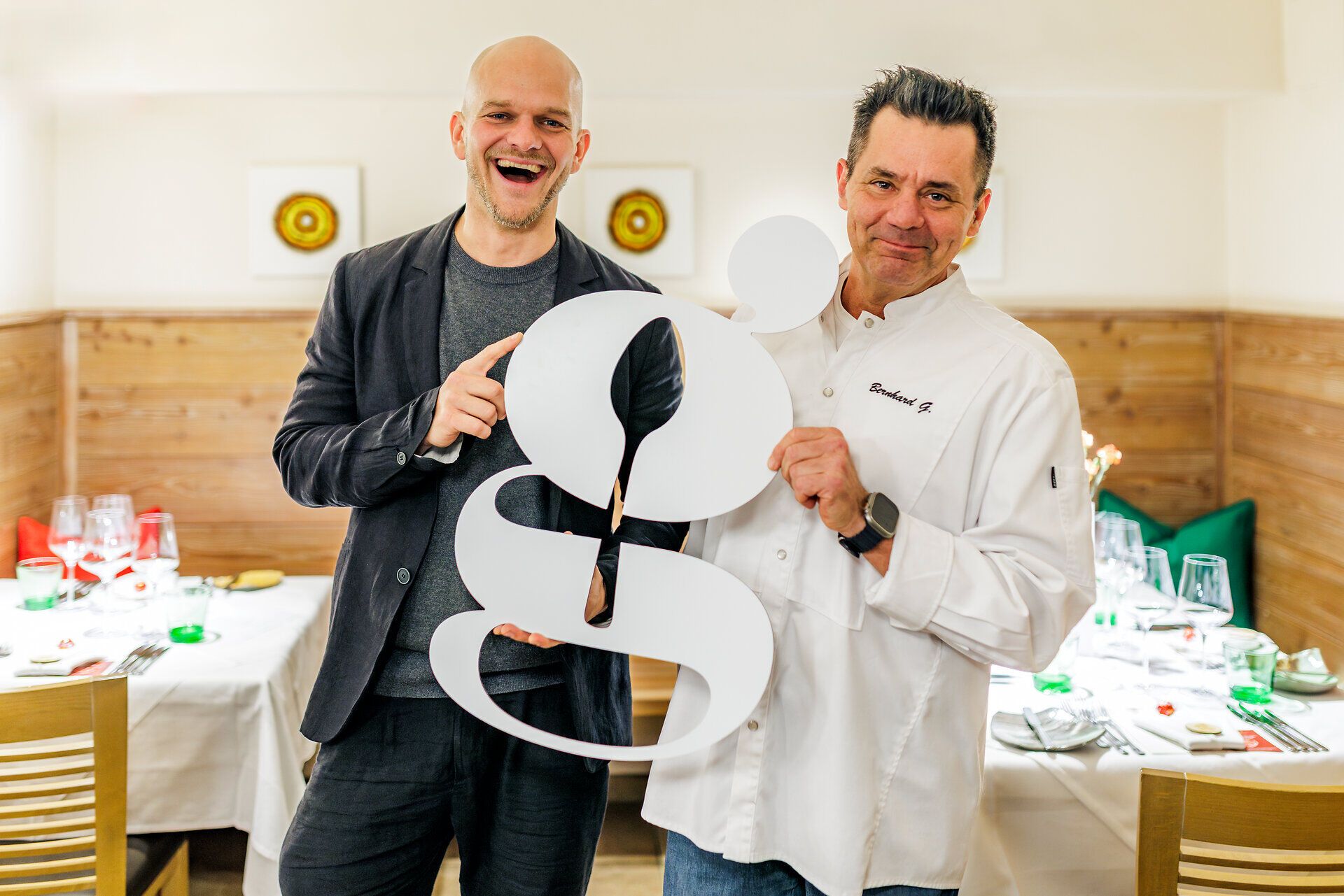 Kulinarik-Veranstaltung Gedanken-Gänge im Alten Backhaus in Wiener Neustadt mit Klarinettist Christoph Zimper.