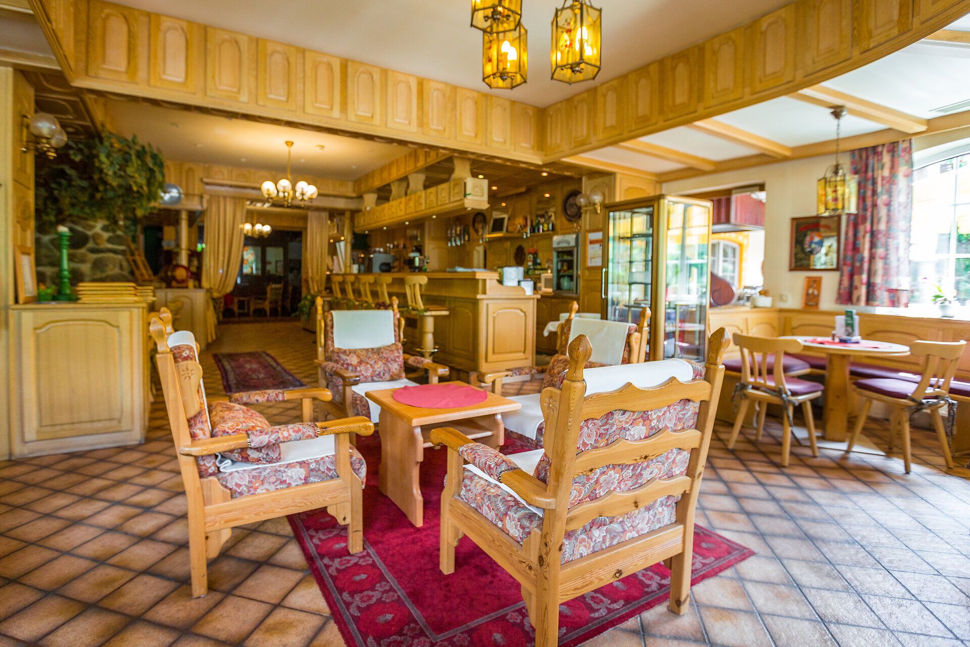 Cafebereich im Raxalpenhof