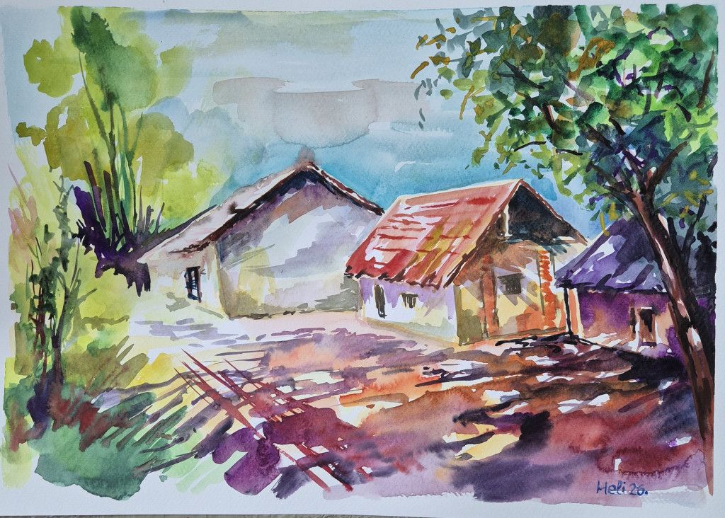 Hinterm Haus