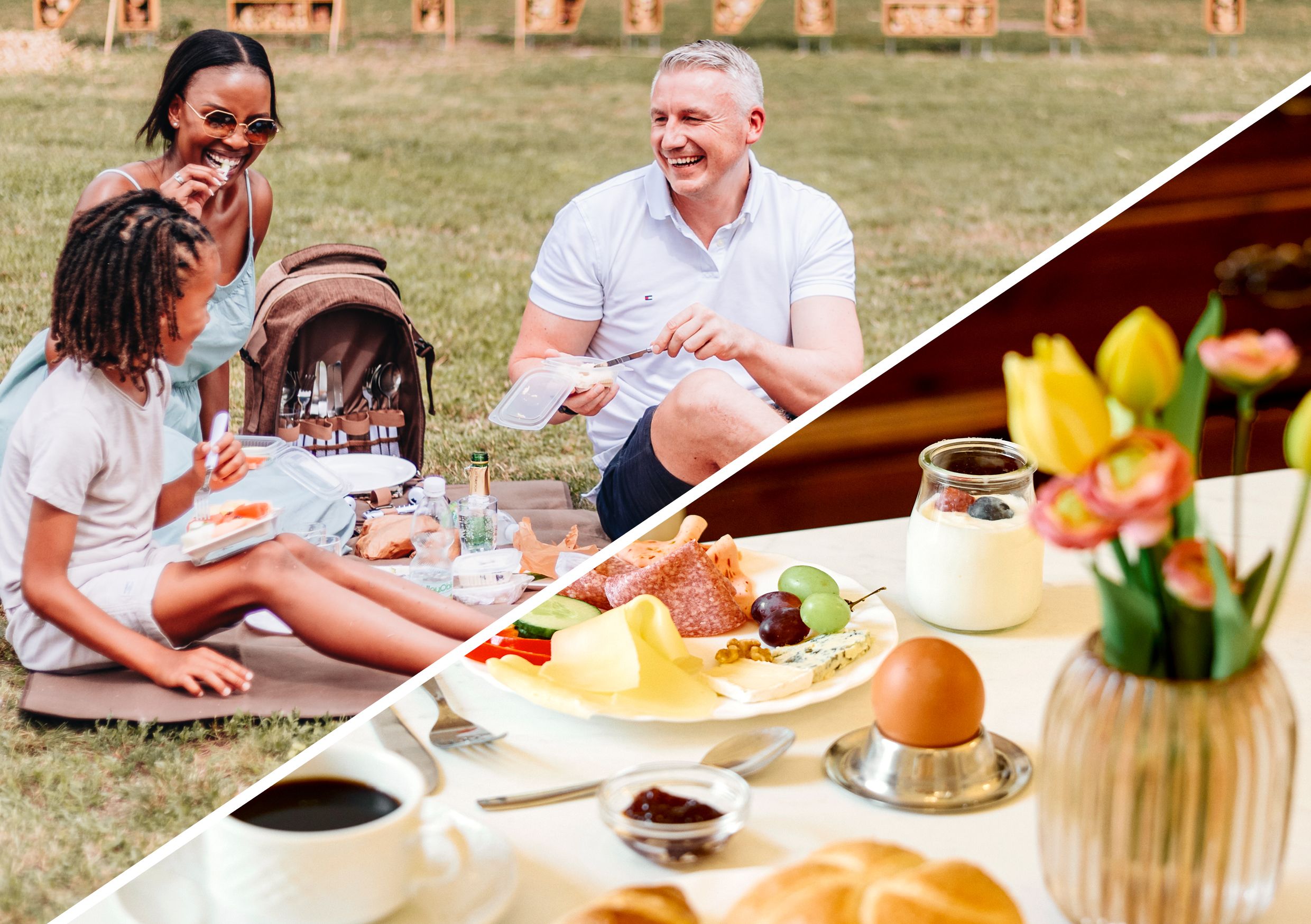 Picknick mit Frühstück
