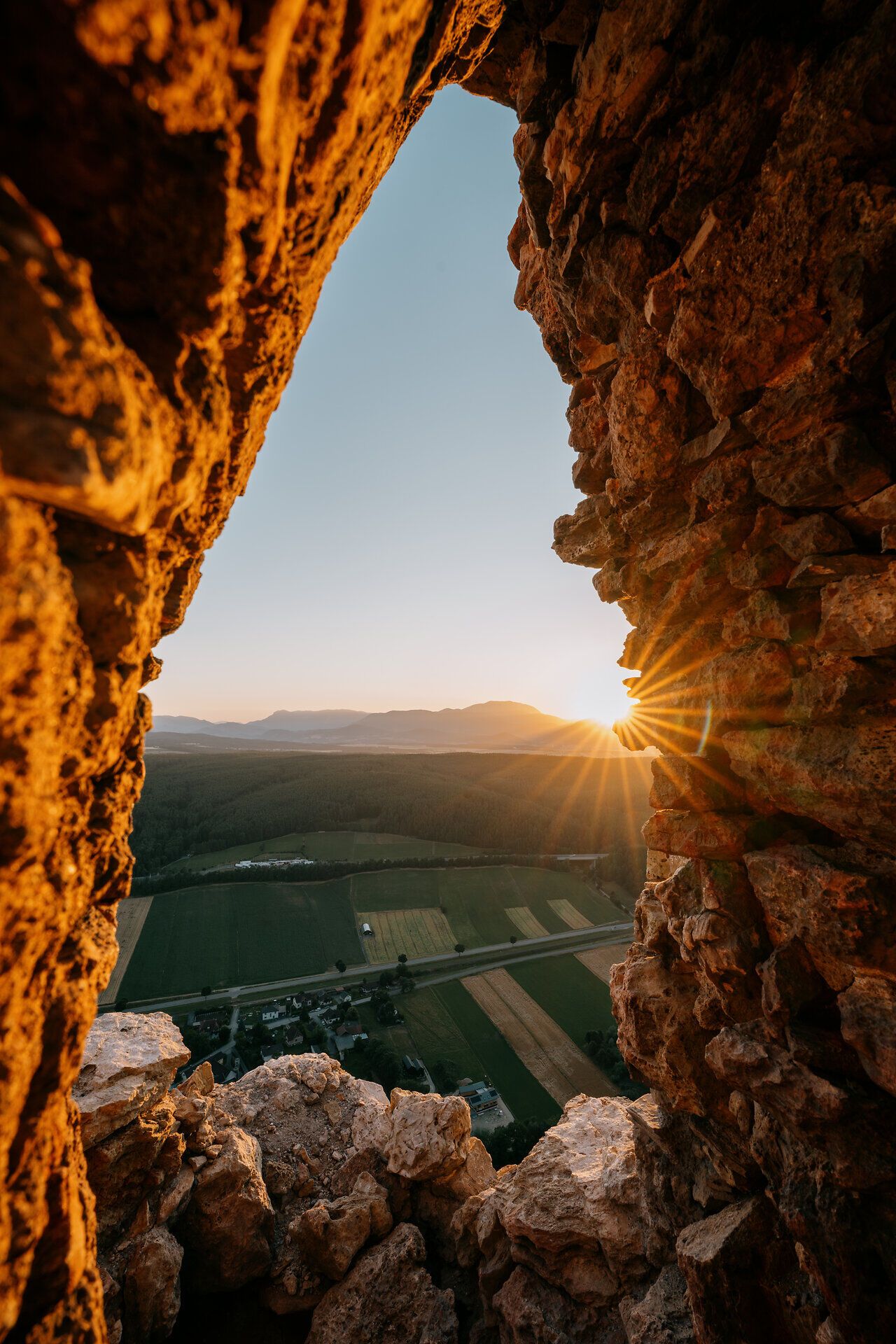 Landschaftsaufnahmen der Buckligen Welt im Sommer