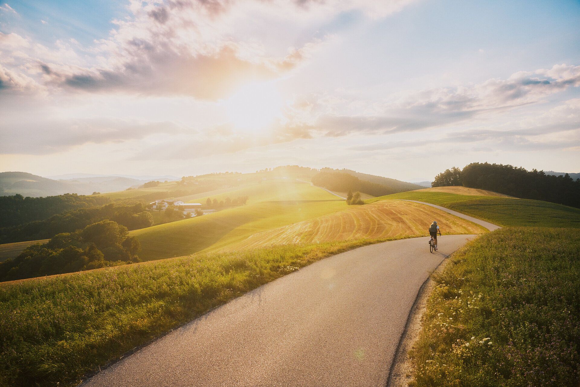 Radfahren auf der Wetterroute in der Bucklige Welt