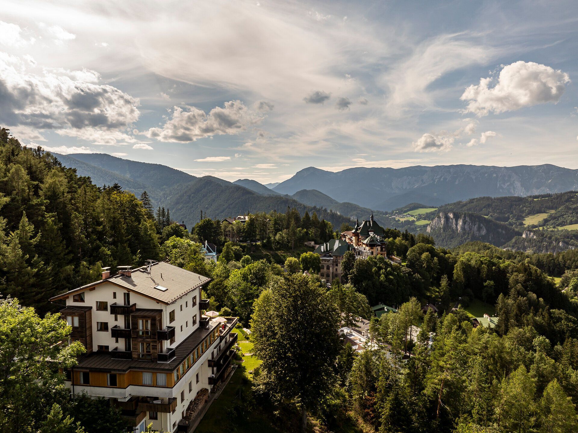 Ausblick auf den Semmering