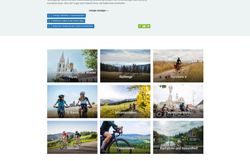 Screenshot Landingpage www.wieneralpen.at/radfahren