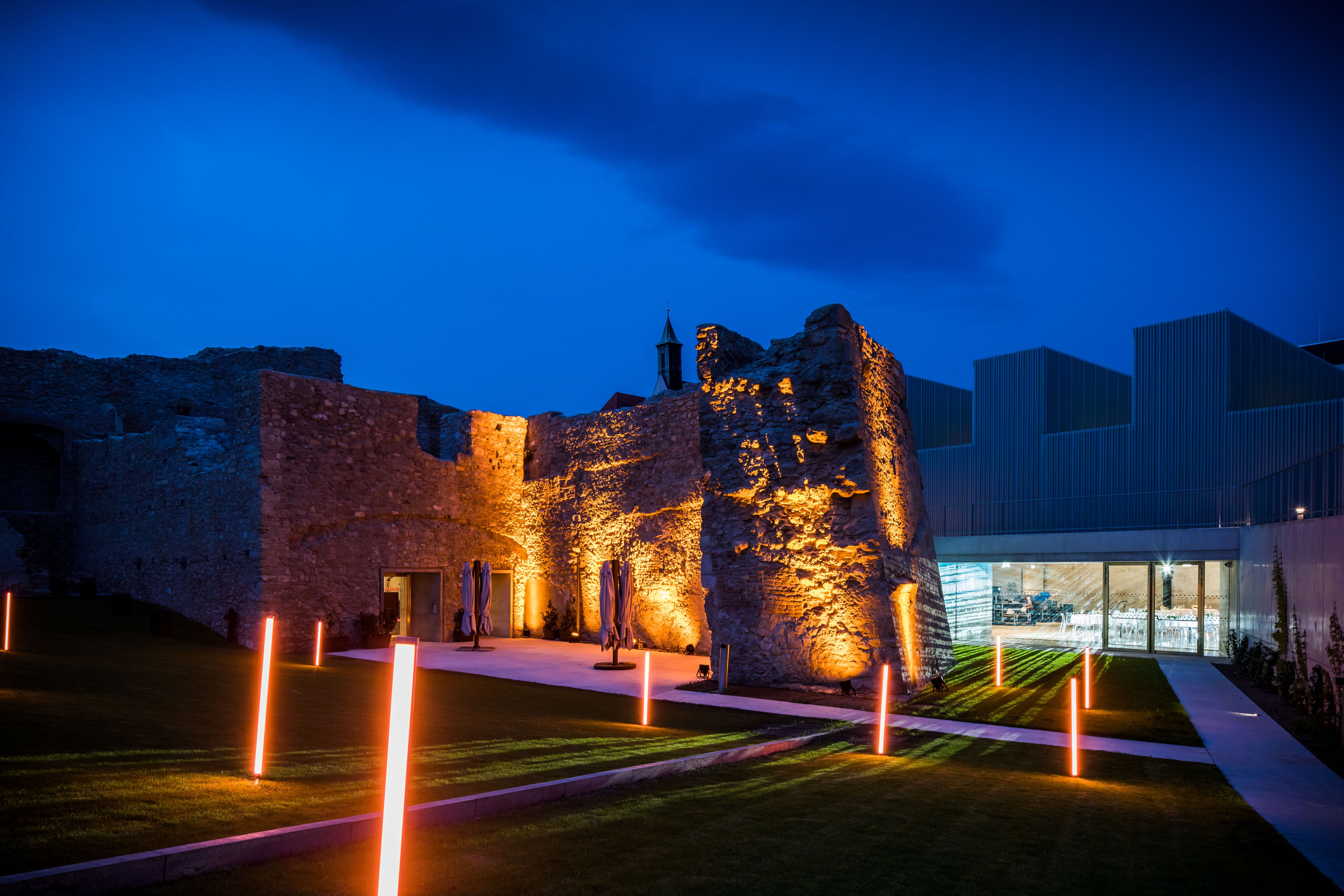 Kasematten bei Nacht 