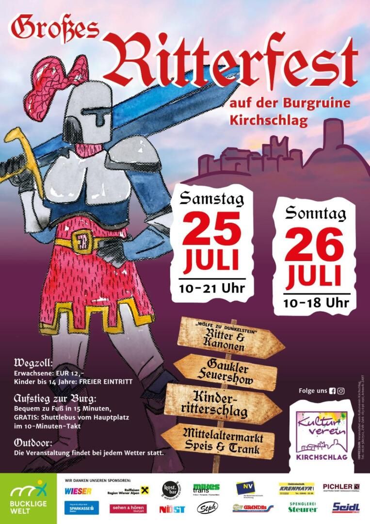 Plakat Ritterfest 2026
