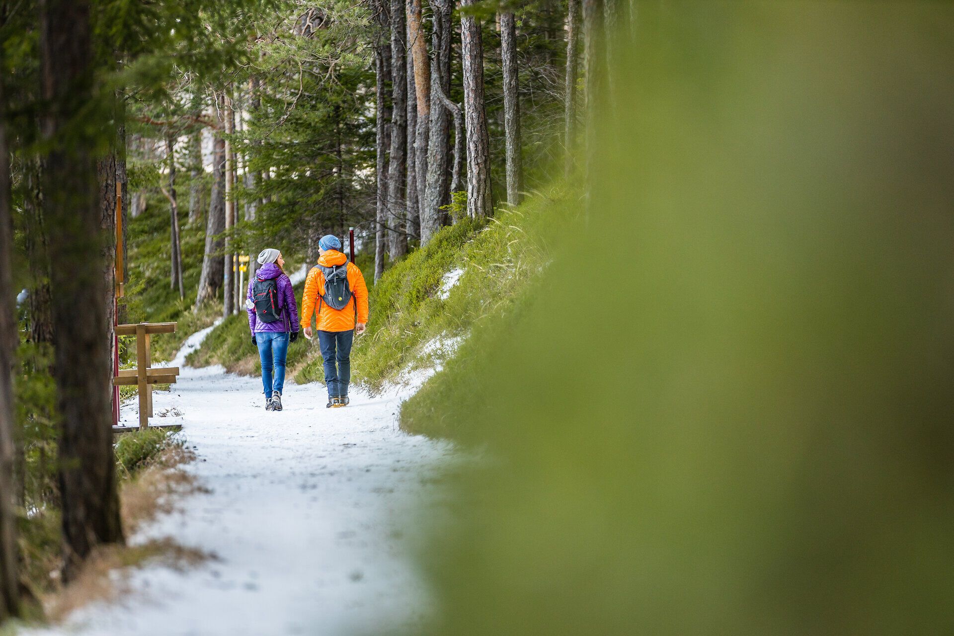 Winterwandern am Bahnwanderweg Semmering