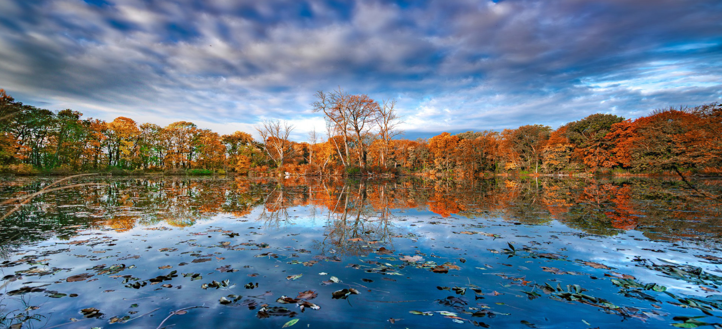 Blauer Teich im Herbst 