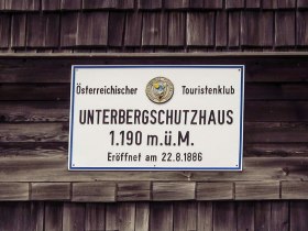 Unterberg-Schutzhaus, eröffnet im Jahr 1886, Österreichischer Touristenklub (ÖTK), © ÖTK