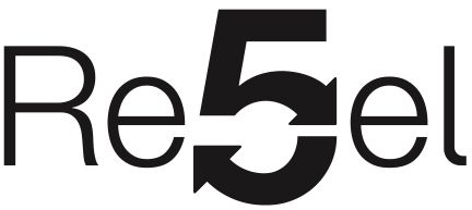 Logo mit dem Wort 'Re5el', wobei die Zahl 5 stilisiert ist.