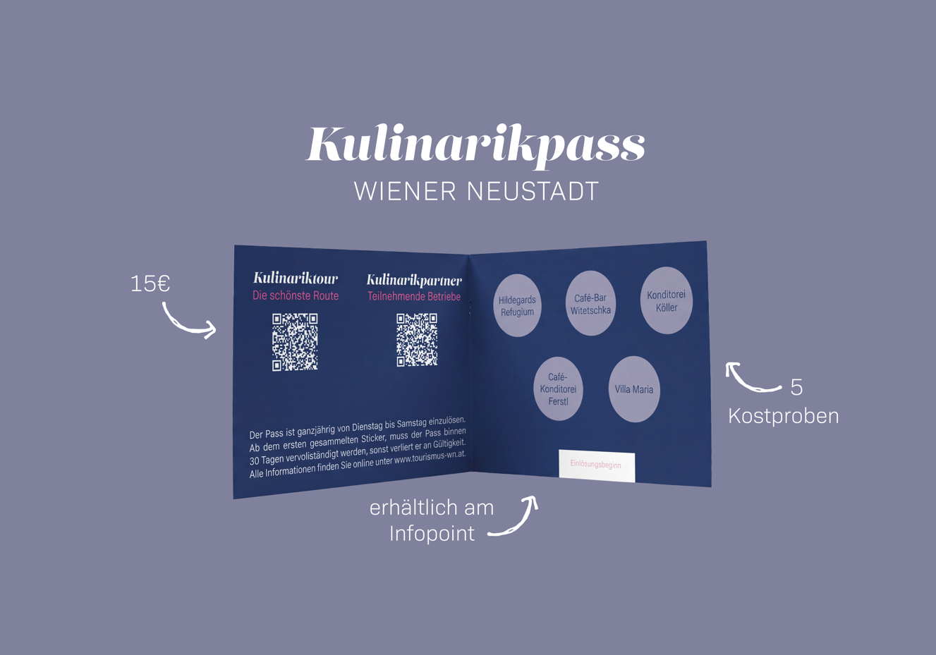 Kulinarikpass von innen mit allen Fakten