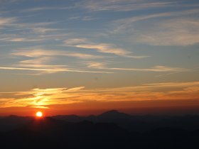 Sonnenuntergang bei der Fischerhütte, © Wiener Alpen in Niederösterreich - Schneeberg Hohe Wand