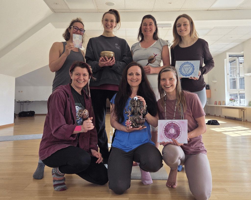 Gemeinschaft beim Yoga Retreat