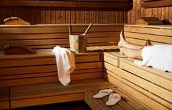 Sauna im Radpartner Betrieb Schneeberghof