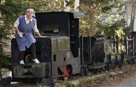 frau franzi im Bergbaumuseum, &copy; Wiener Alpen, Bene Croy