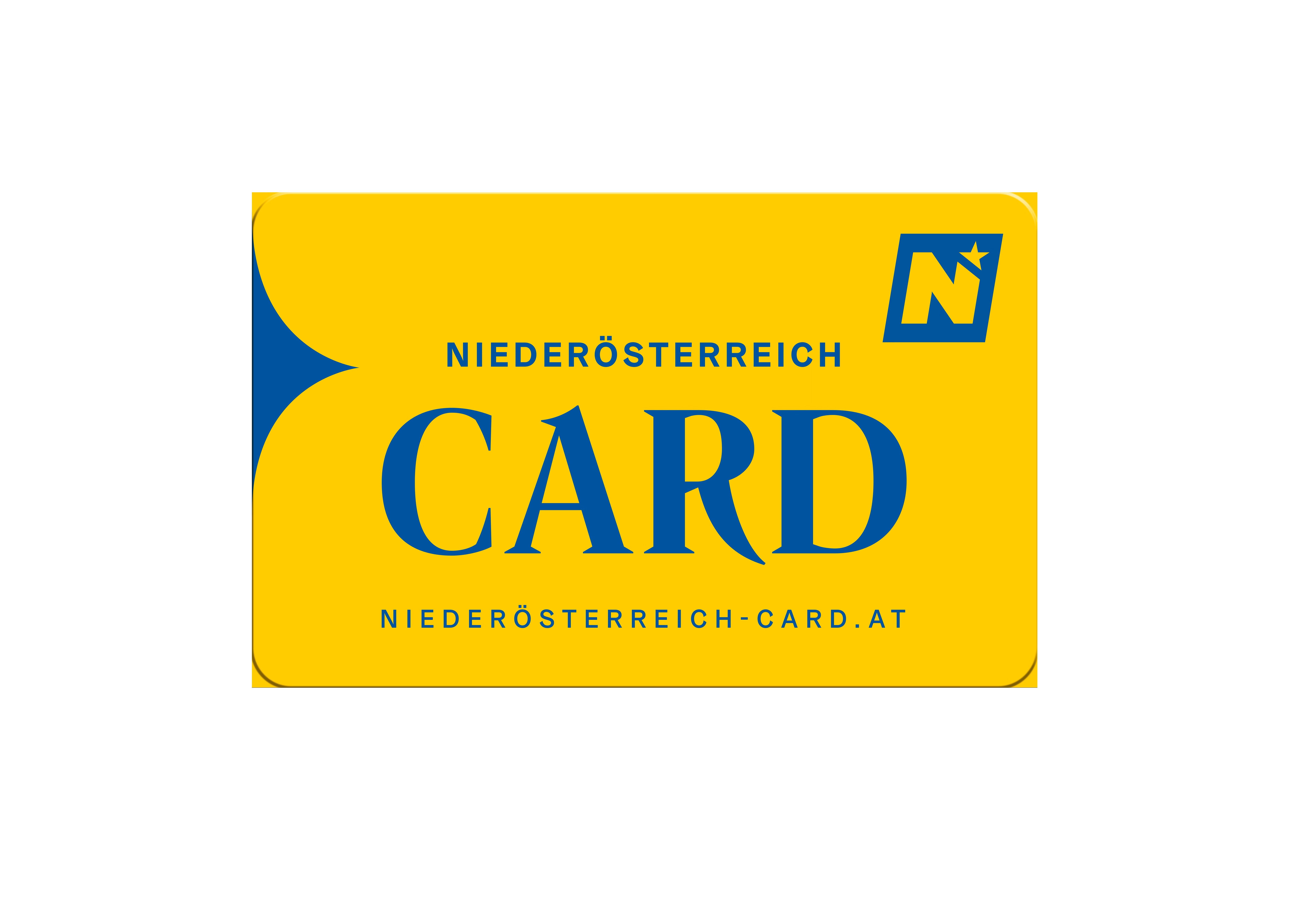 Bild Text Logo "Niederösterreich Card"